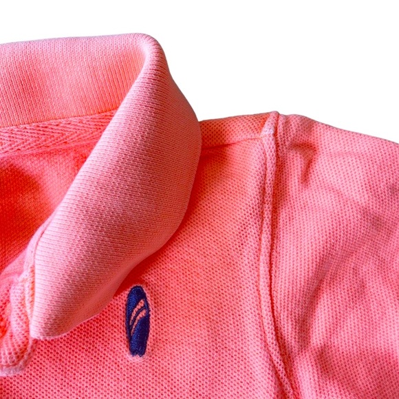 Size: 2T Neon Orange Short Sleeve Polo - Picture 3 of 4